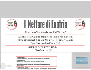 Il nettare di enotria