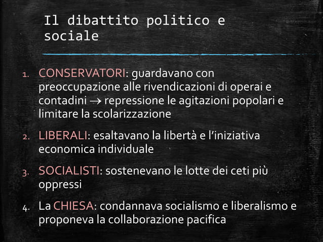 Il novecento e la società di massa