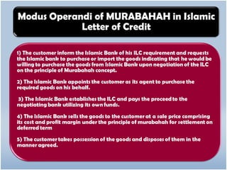 Letter of credit offered by islamic banking | PPT