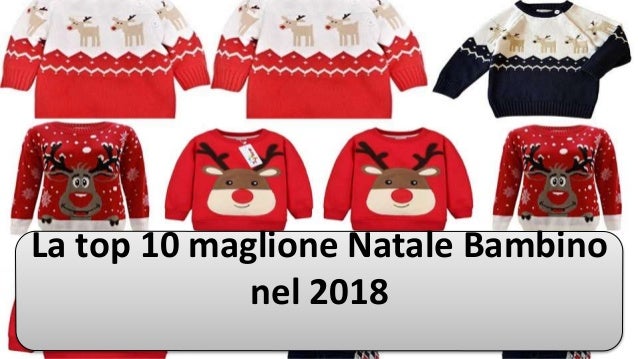 maglione bambino natale