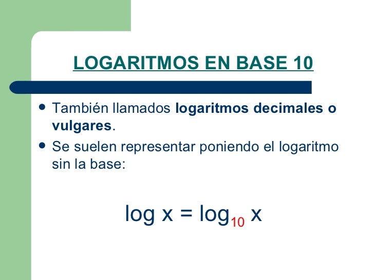Logaritmos