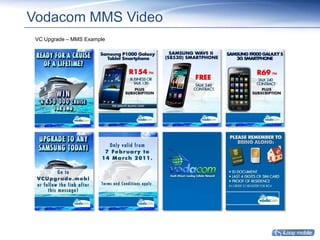 Vodacom MMS Video
 VC Upgrade – MMS Example
 