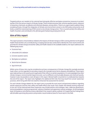 Climate change and safety and health at work | PDF