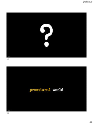 1/29/2019
63
?125
procedural world
126
125
126
 