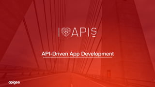 1
API-Driven App Development
 