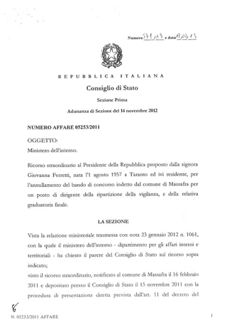 Decreto Presidente della Repubblica