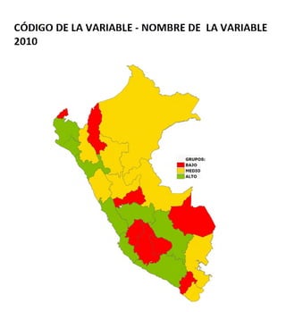 CÓDIGO DE LA VARIABLE - NOMBRE DE LA VARIABLE
2010
 