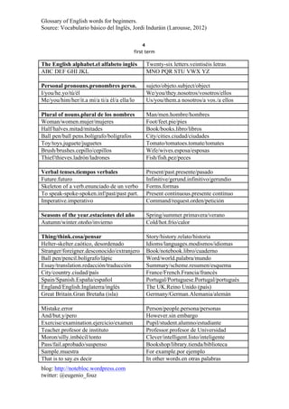 Present Continuous Form.pdf Ilovepdf larousse BEG ESL 1 words | PDF
