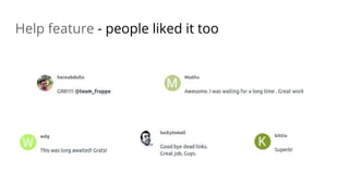 TRAINING MODULE
Schedule training sessions & collect feedback
 