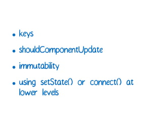 A Cartoon intro to performance in React