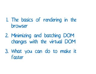 A Cartoon intro to performance in React