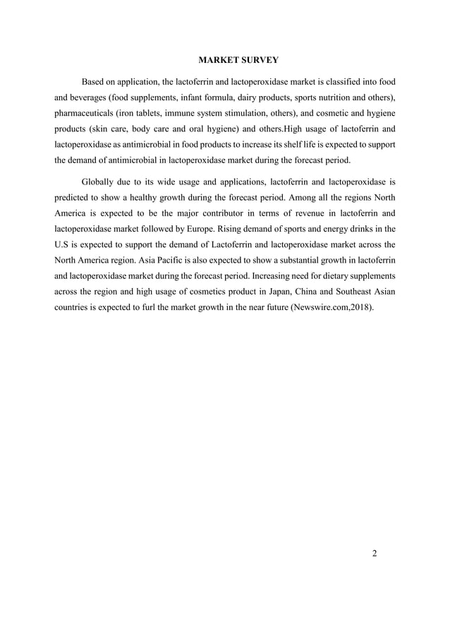 PROCESS OF EXTRACTION OF LACTOPEROXIDASE PROTEIN FROM YOGURT WHEY | PDF