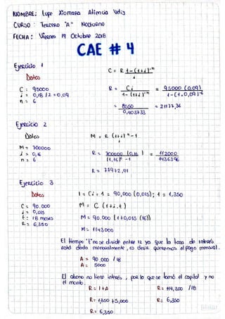 CAE DE MATEMÁTICA FINANCIERA