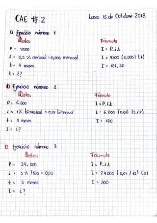 CAE DE MATEMÁTICA FINANCIERA