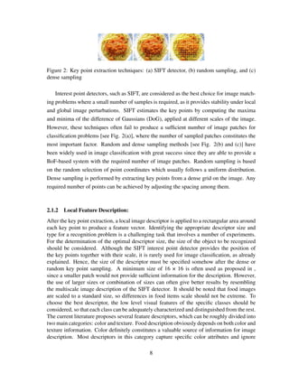 Report on "Food recognition system using BOF model" | PDF
