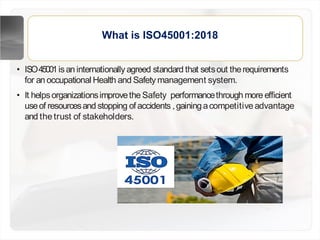 What is ISO45001:2018
 