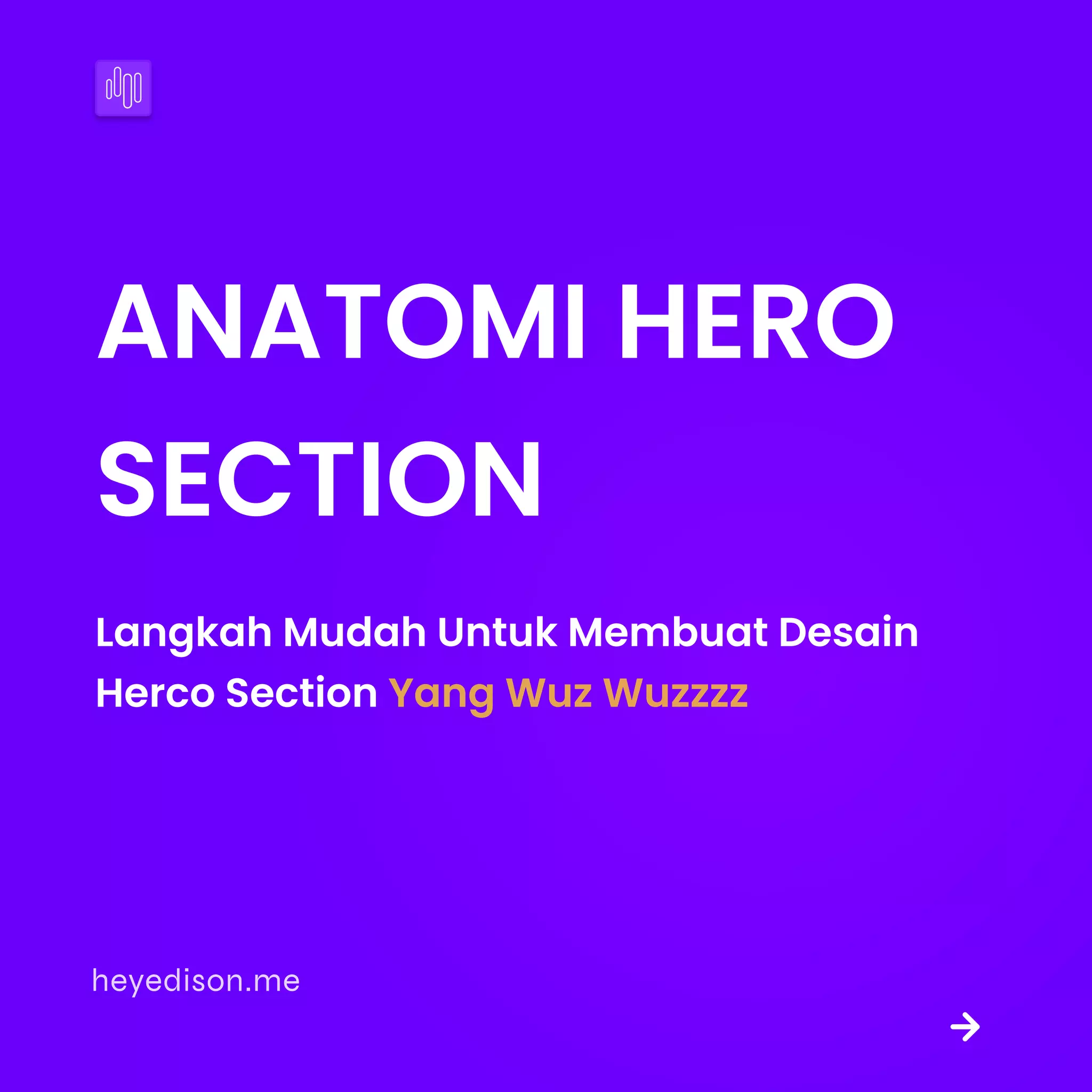 Anatomi Hero Section | PDF