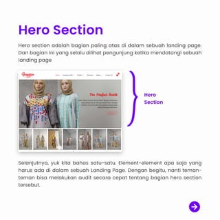 Anatomi Hero Section | PDF