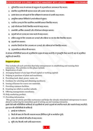 Entrepreneurship development & business management AEXT5311 notes | PDF