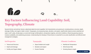 Land capability classification and introduction | PDF