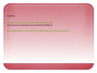 FUENTES:
http://www.excelsior.com.mx/nacional/2014/09/25/983386
http://www.who.int/bulletin/volumes/87/6/09-020609/es/
http://infogen.org.mx/el-embarazo-de-la-adolescente-y-los-problemas-familiares/
 