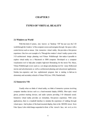 VIRTUAL REALITY DOCUMENTATION | PDF