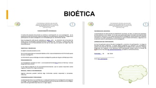 BIOÉTICA
 