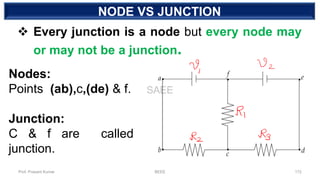 BASIC ELECTRICAL ENGINEERING DC CIRCUITS UNIT 1 PART 2 NOTES | PDF