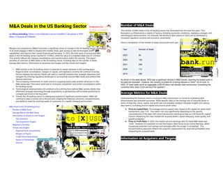 U.S. Banking Market Key Takeaways & M&As | PDF