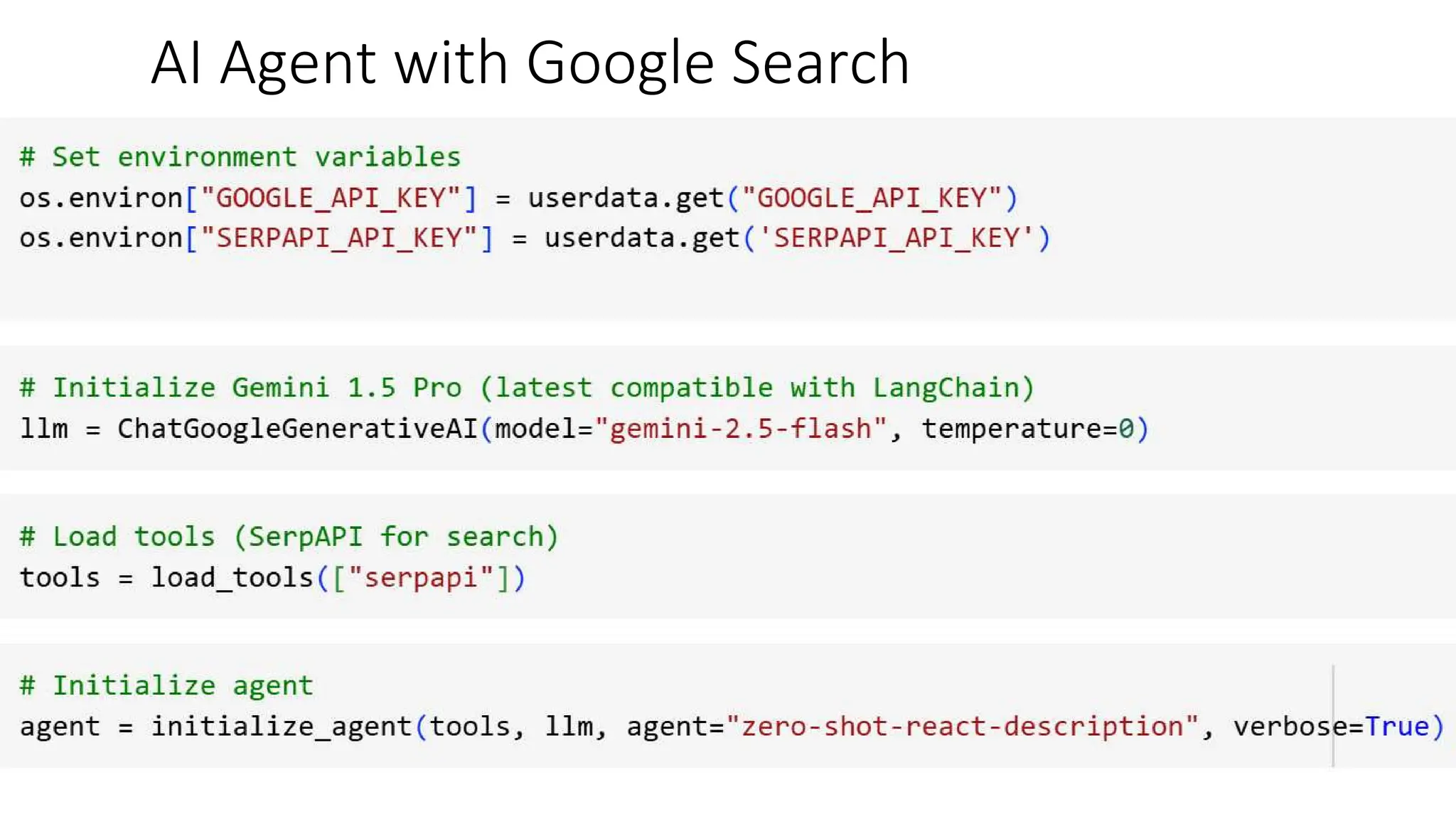 AI Agent with Google Search
 