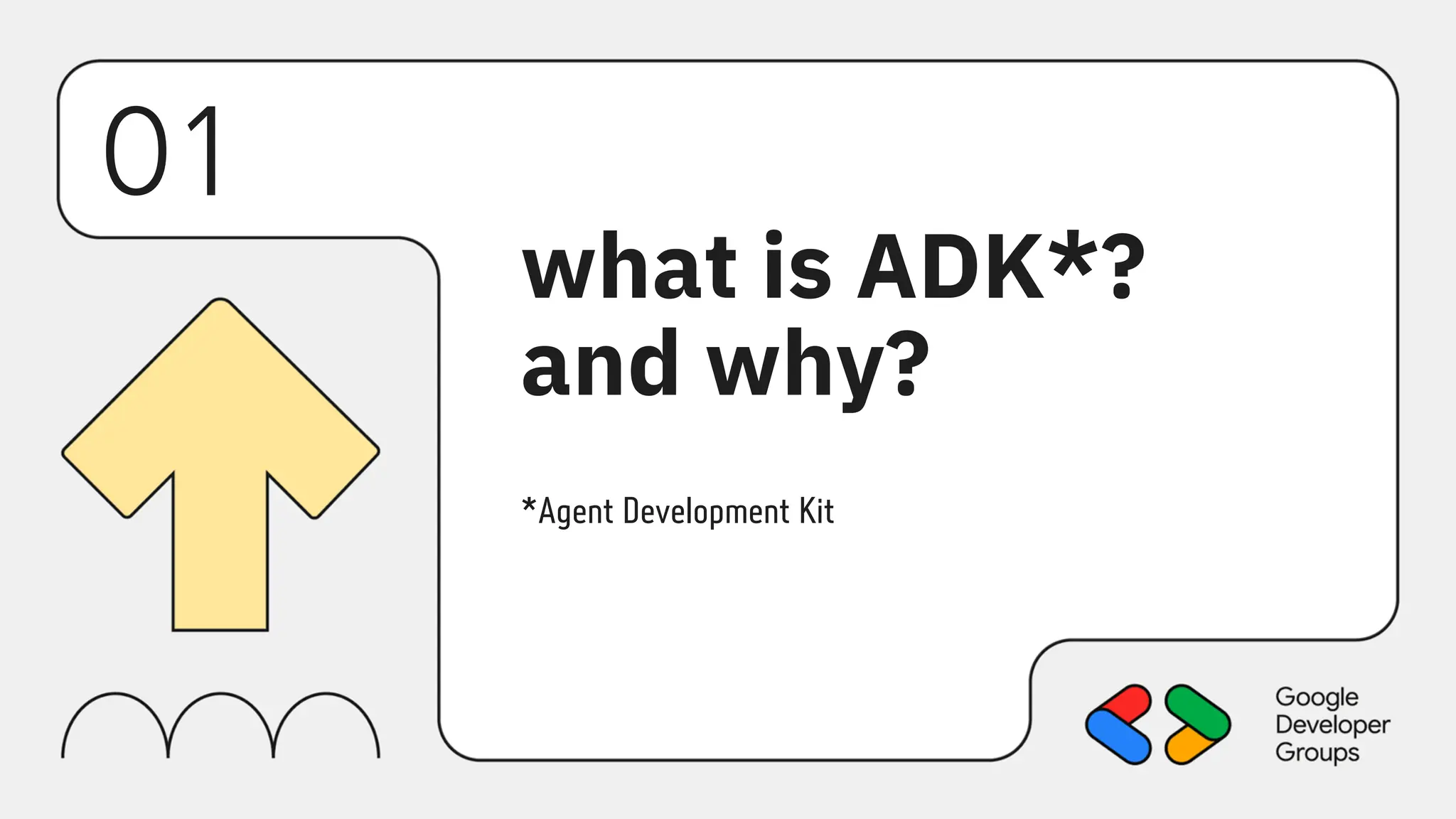 01
what is ADK*?
and why?
*Agent Development Kit
 