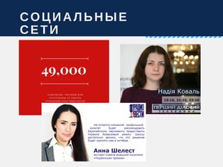 СОЦИАЛЬНЫЕ
СЕТИ
 