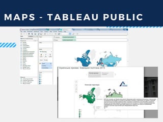 MAPS - TABLEAU PUBLIC
 