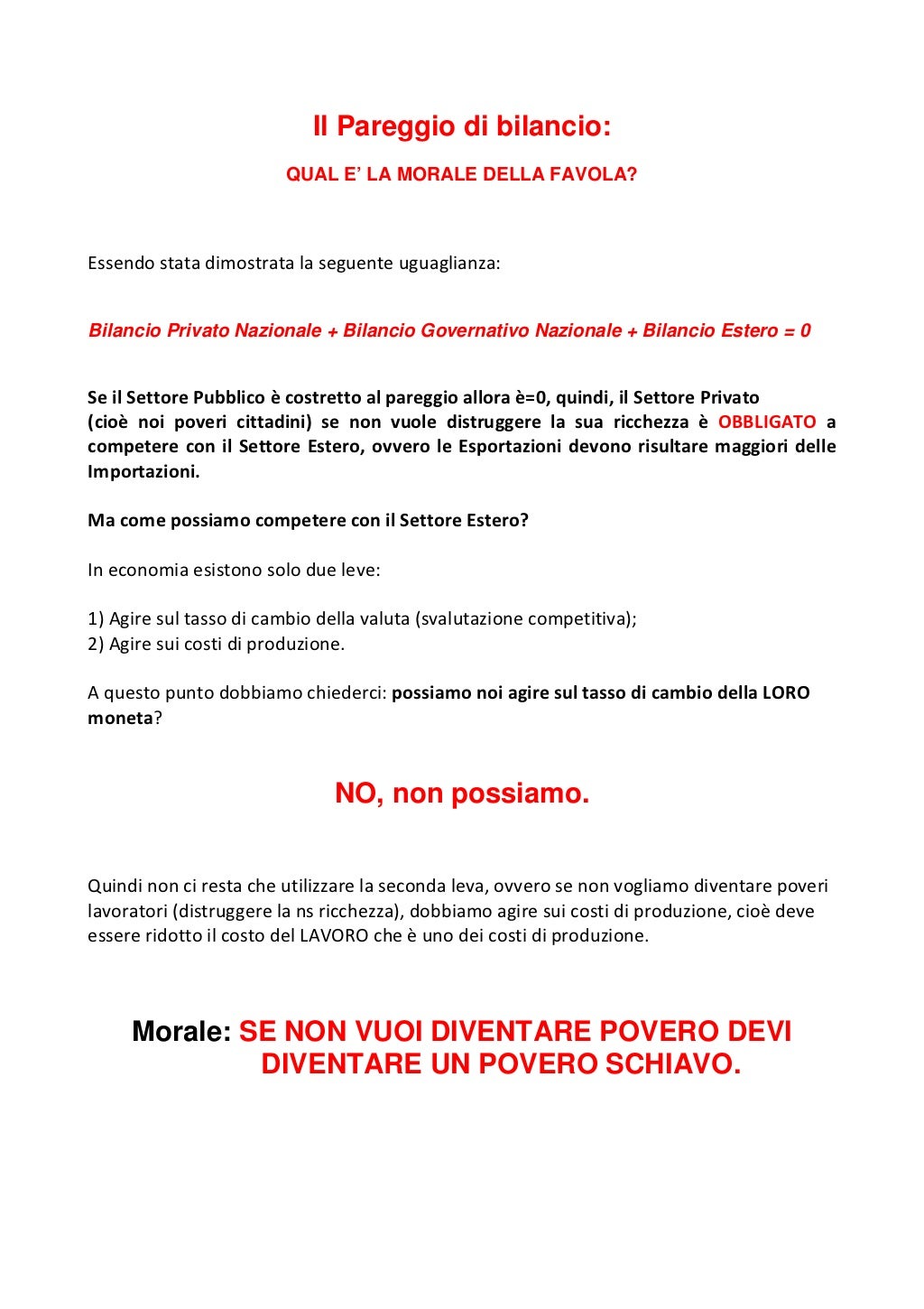 Il pareggio di bilancio morale 6