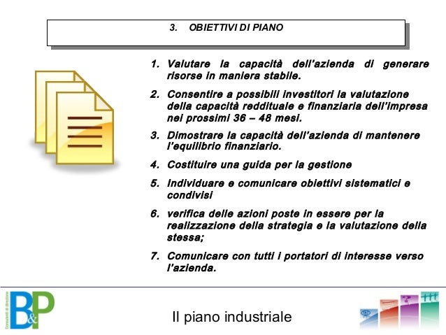 Business plan e piano industriale differenze 08 picture