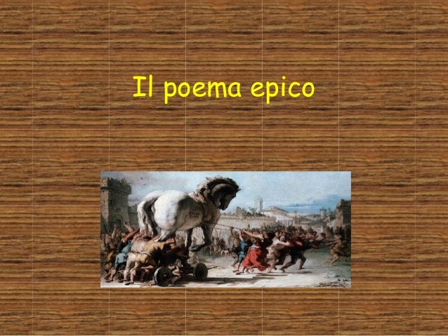 Il poema epico
