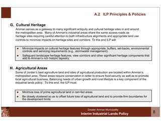 Interim Industrial Land Policy Development Manual | Amman Institute | PDF