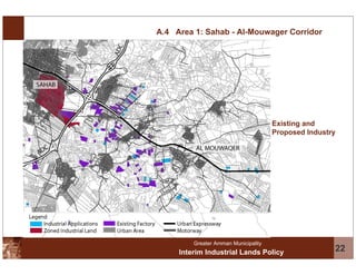 Interim Industrial Land Policy Development Manual | Amman Institute | PDF