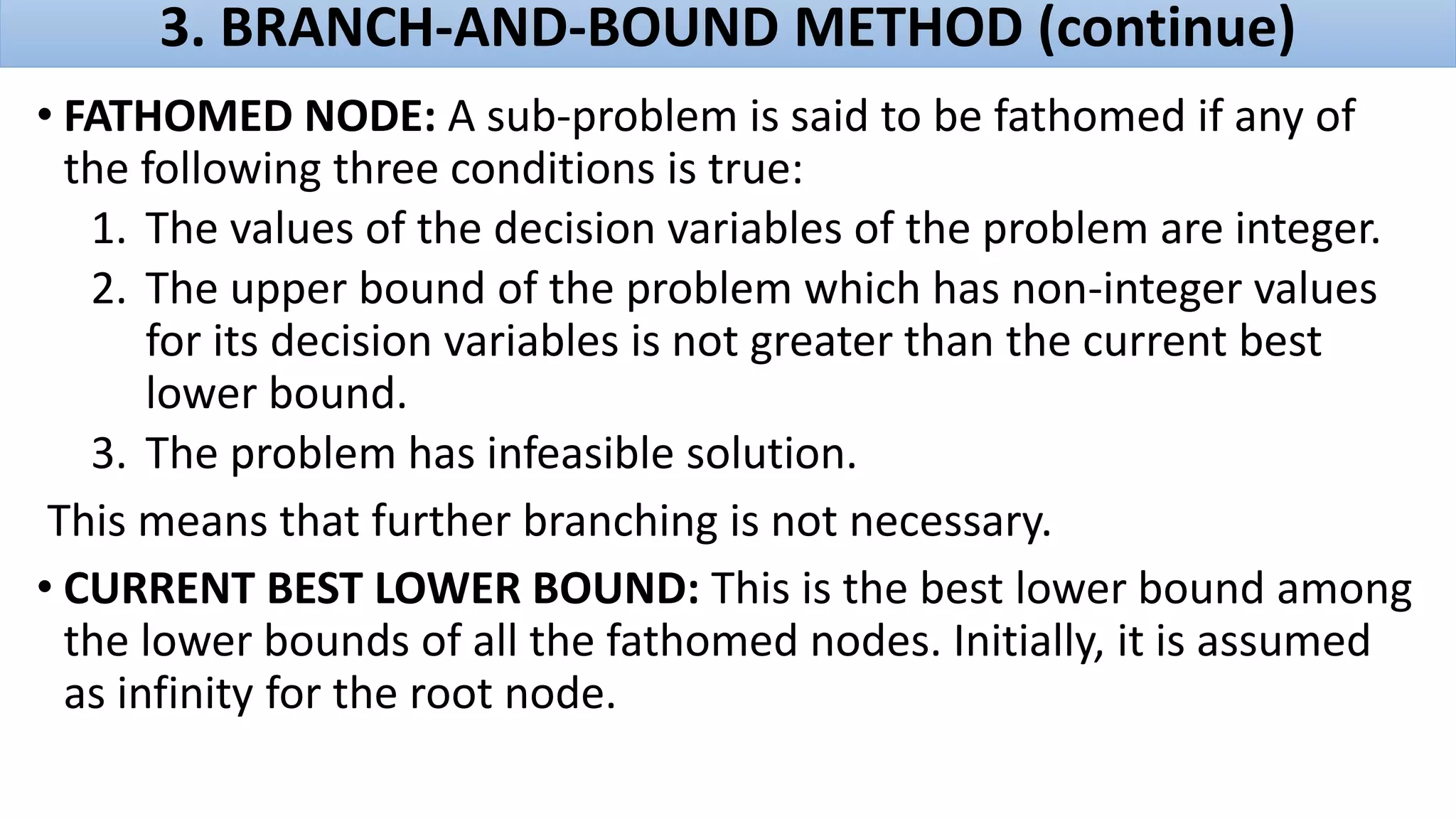 Integer Linear Programming | PPTX
