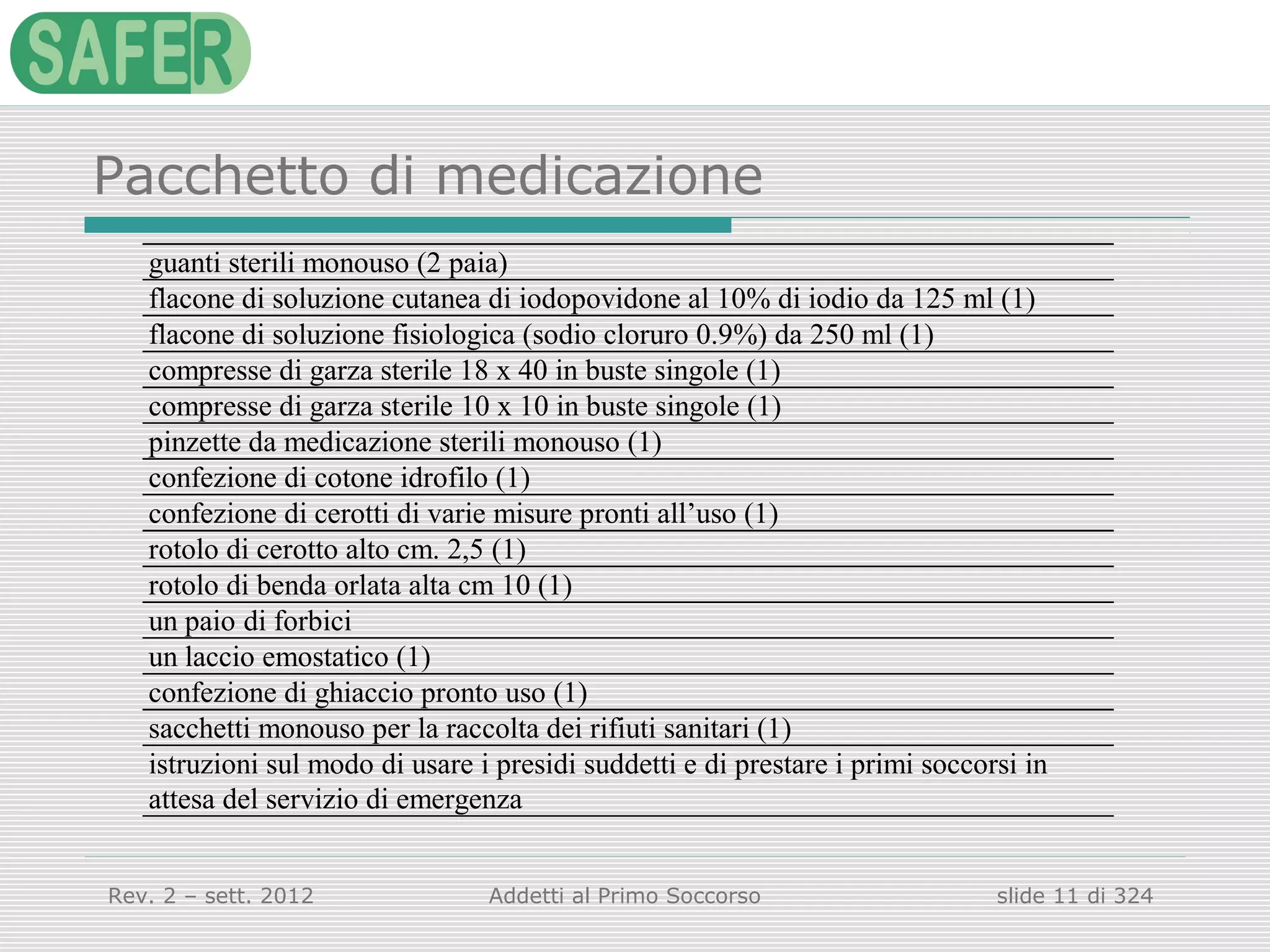 nomina addetti al primo soccorso