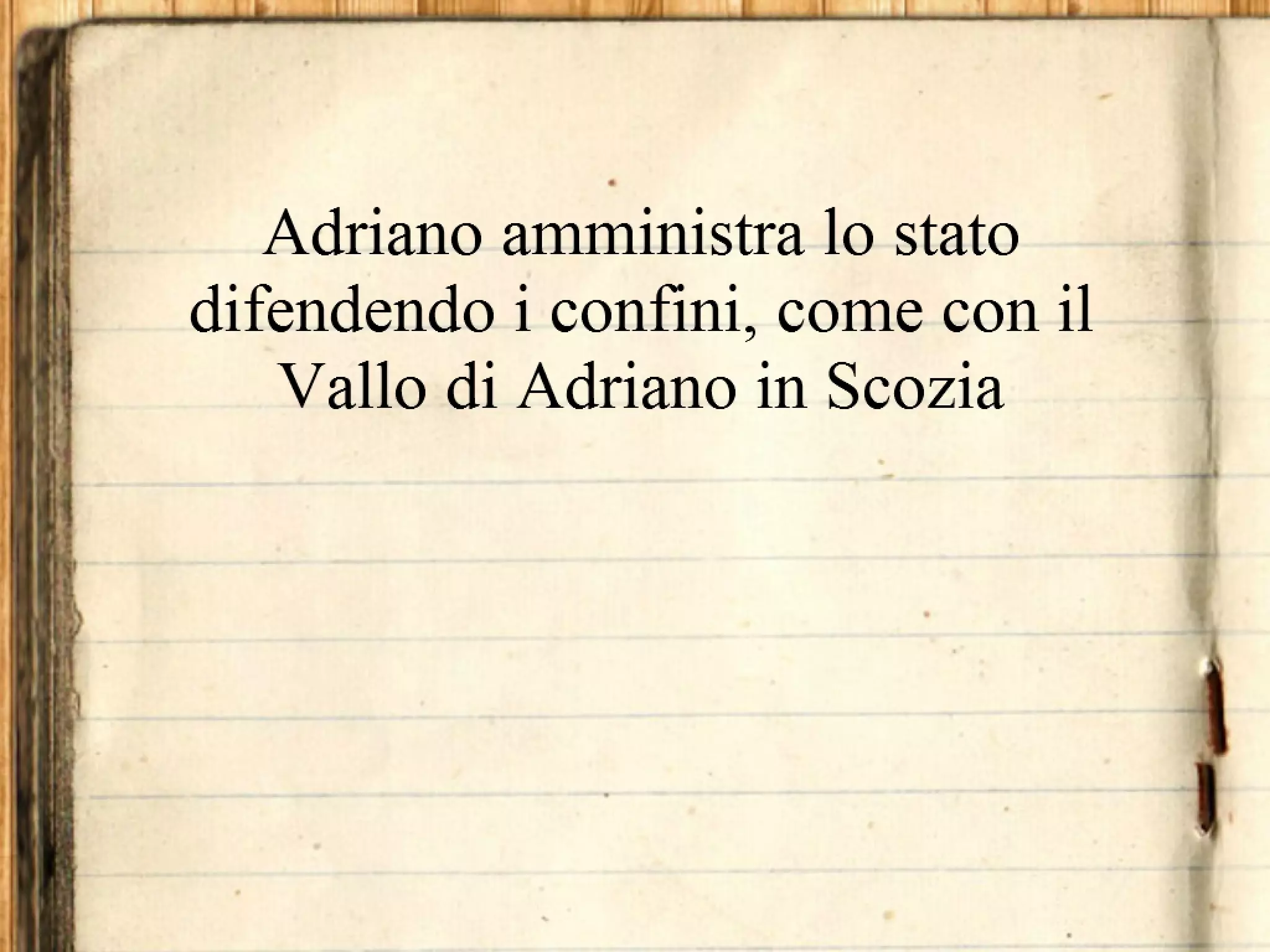 Il principato adottivo nel II secolo d.C.