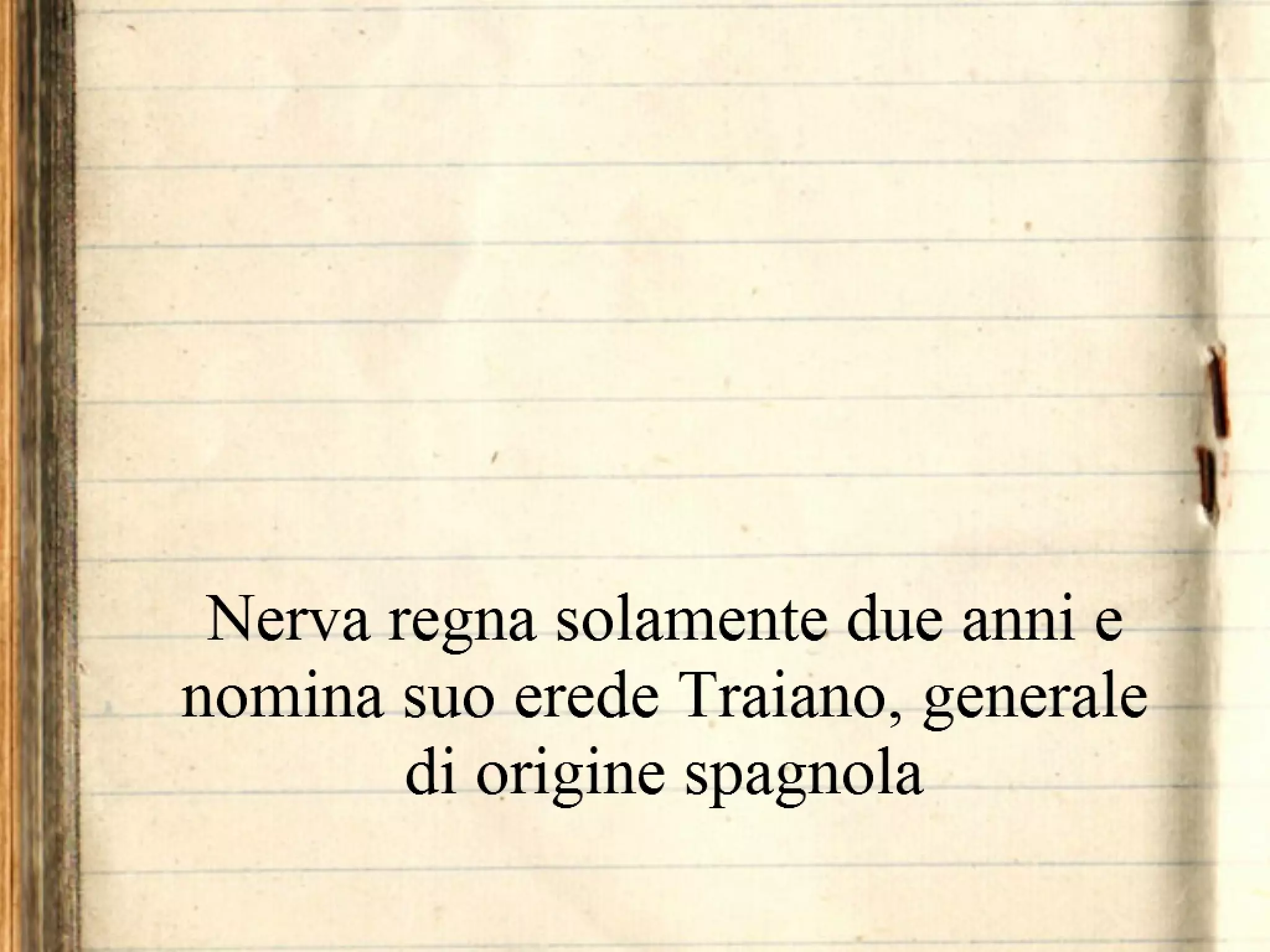 Il principato adottivo nel II secolo d.C.