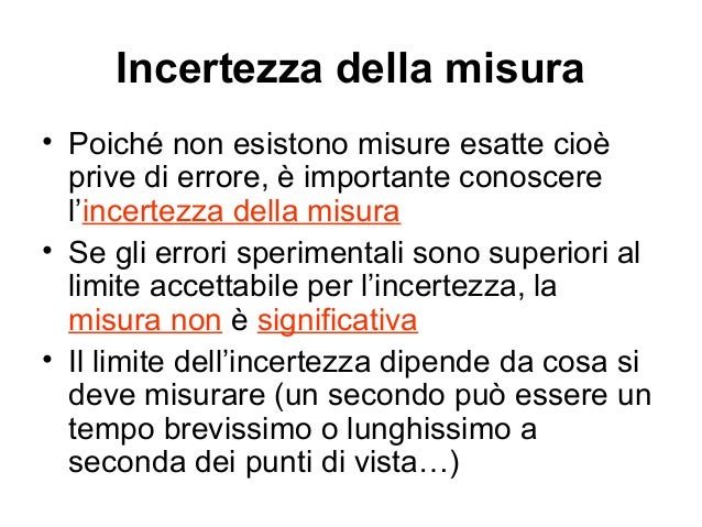 Cos è L Incertezza In Fisica Il problema della misura in fisica