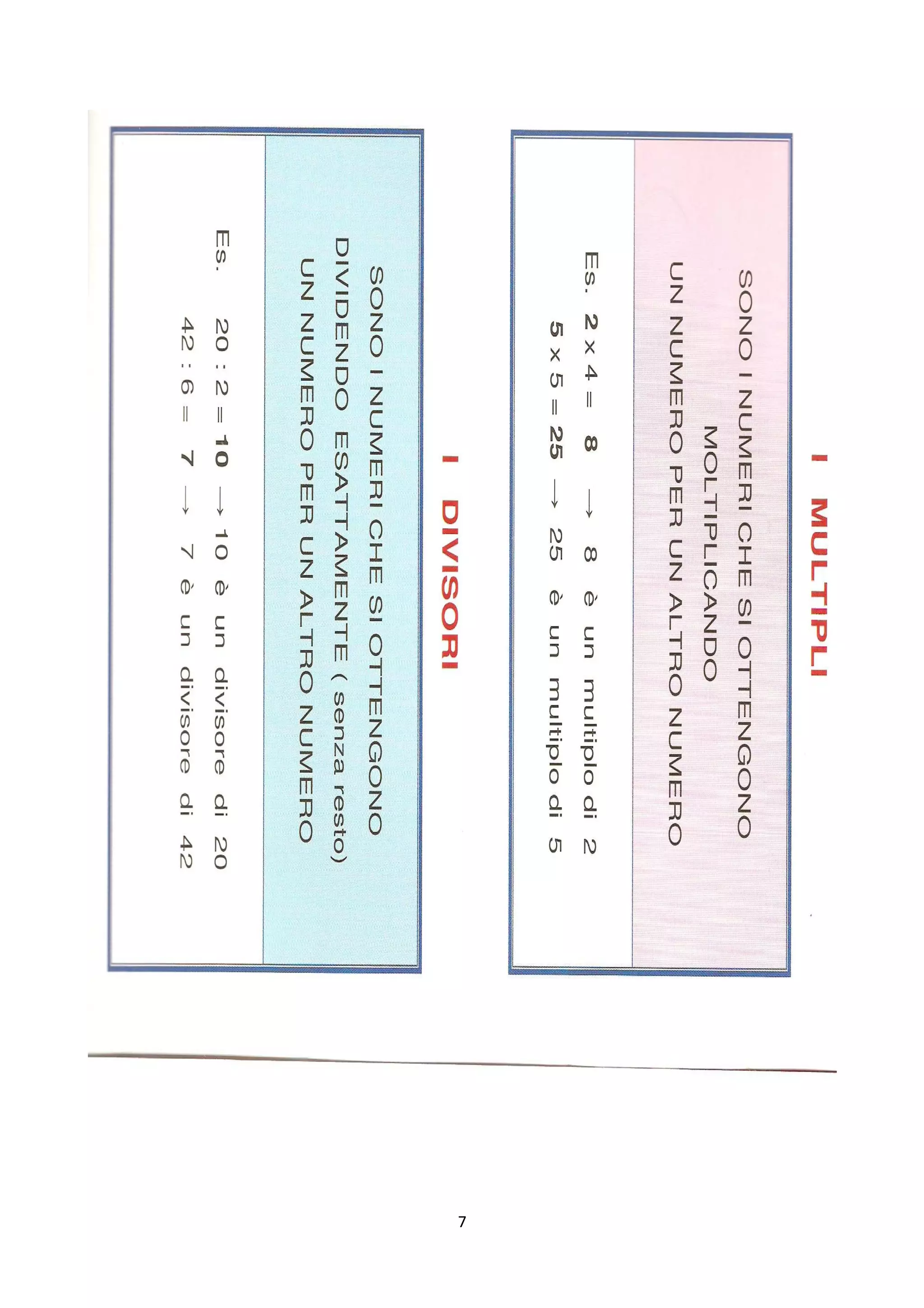 astuccio delle regole di matematica