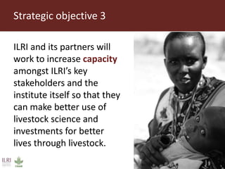 Livestock research for Africa’s food security and poverty reduction