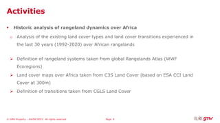 Rangelands data platform: Establishing the first-ever global data platform for monitoring rangelands and consolidating rangeland data