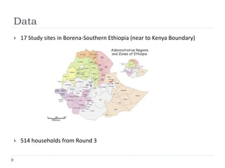 Is the demand of the index-based livestock insurance and informal insurance network substitute or complement? 	