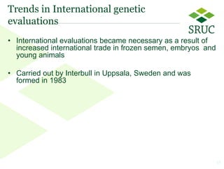 From contemporary comparison to genomic selection: Trends in the principles for genetic evaluations 