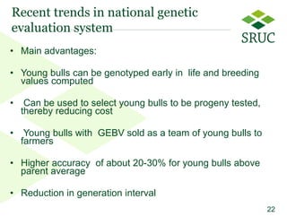 From contemporary comparison to genomic selection: Trends in the principles for genetic evaluations 
