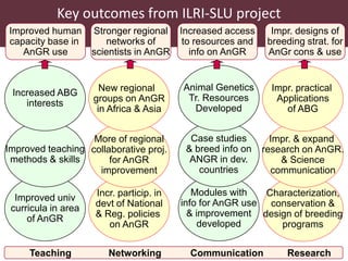 Capacity development in animal breeding and genetics—Insights and opportunities from a decade of regional “training of the trainer” experiences